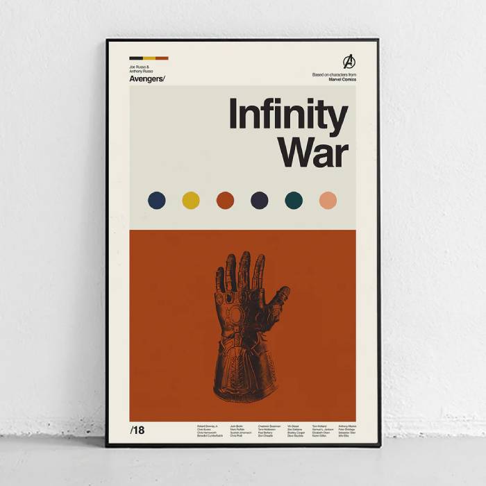خرید تابلو Avengers Infinity War