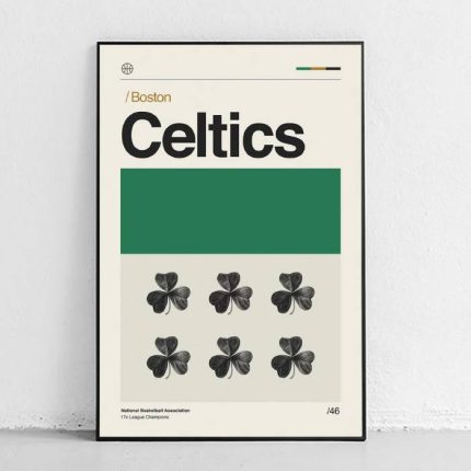 خرید تابلو تیم بسکتبال Boston Celtics