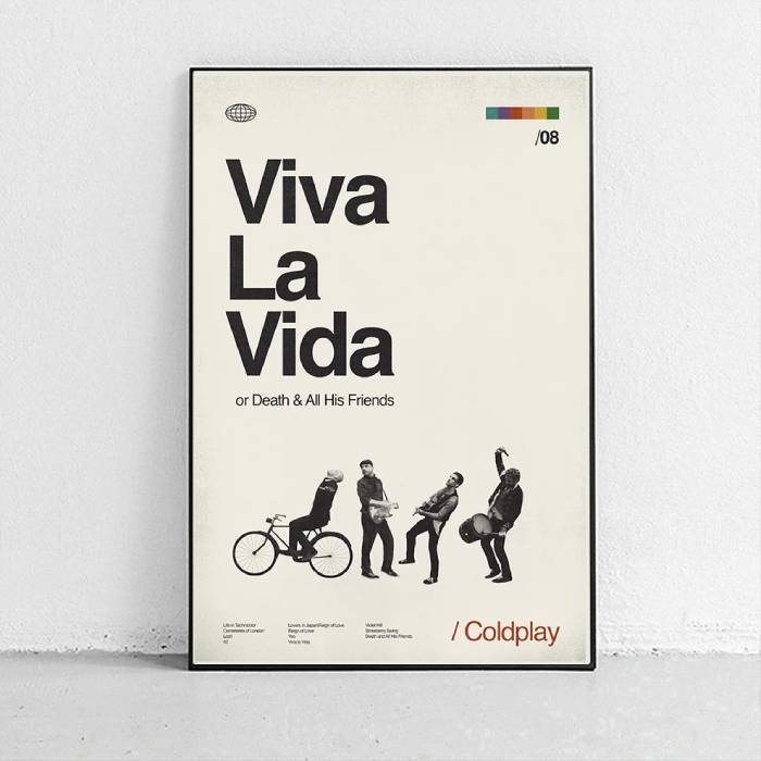 خرید تابلو Coldplay - Viva La Vida