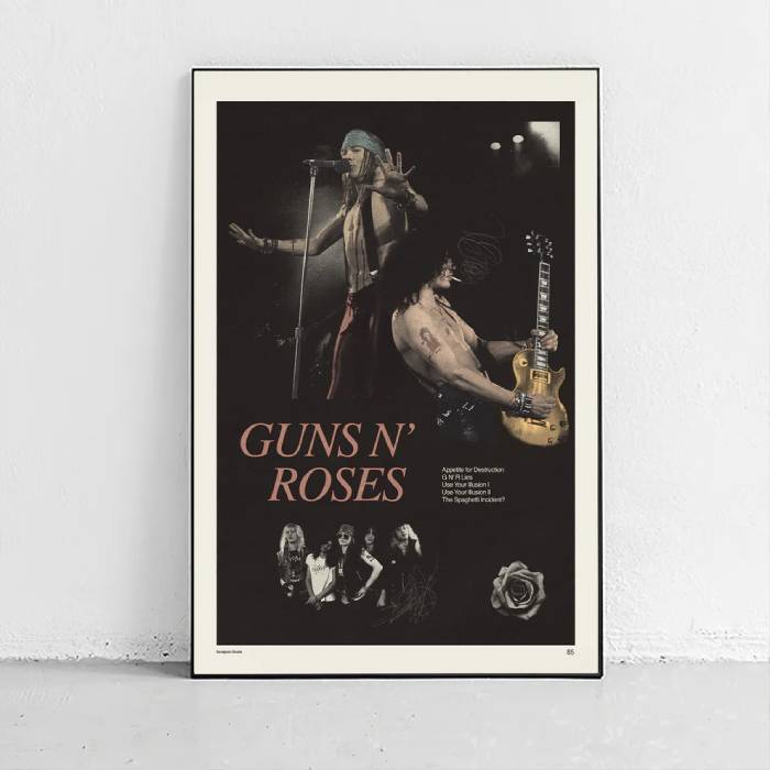 خرید تابلو Guns N' Roses