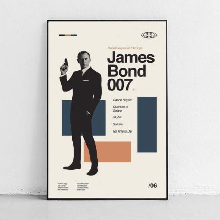 خرید تابلو James Bond 007