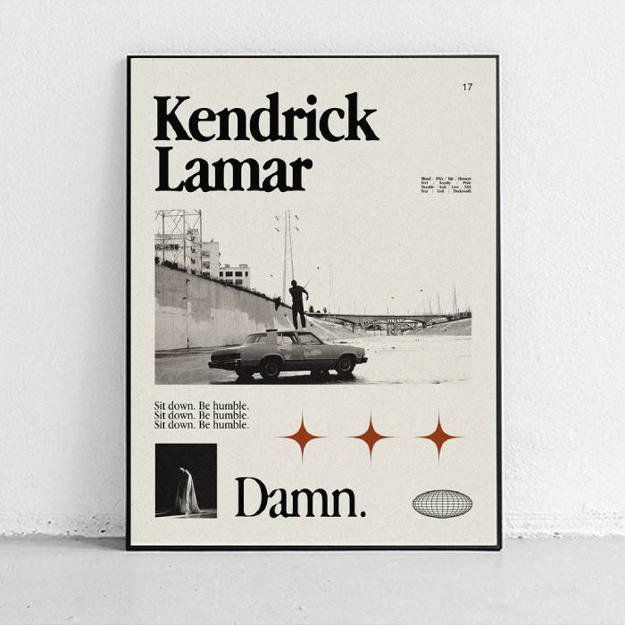 خرید تابلو Kendrick Lamar Damn