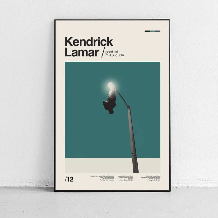 خرید تابلو Kendrick Lamar - good kid m.A.A.d. city