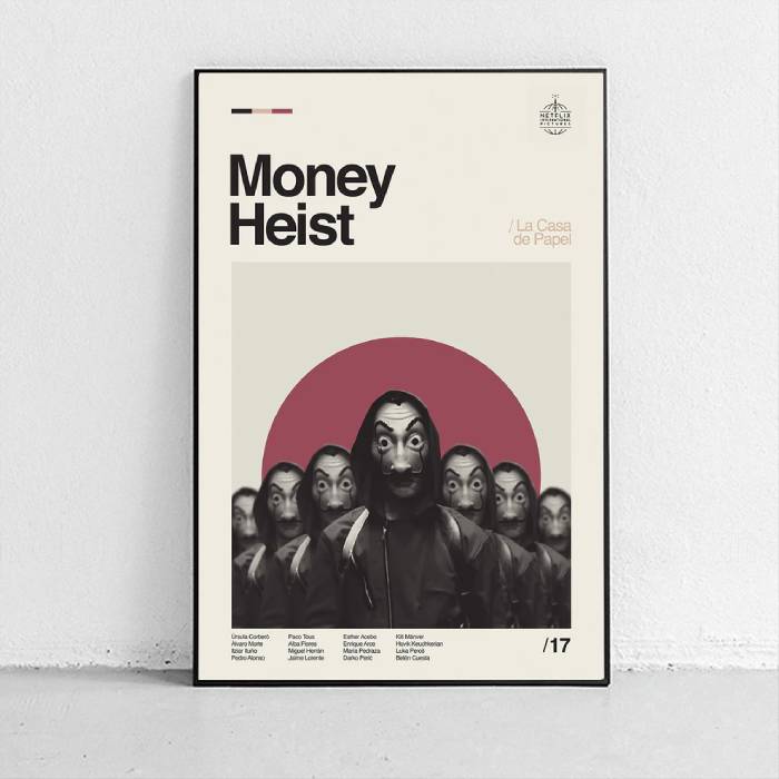 خرید تابلو Money Heist