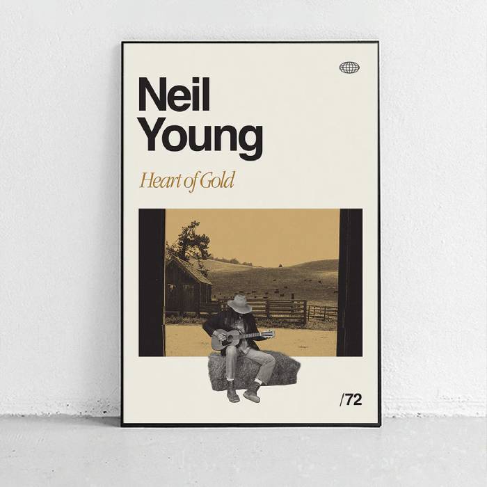 خرید تابلو Neil Young - Heart of Gold