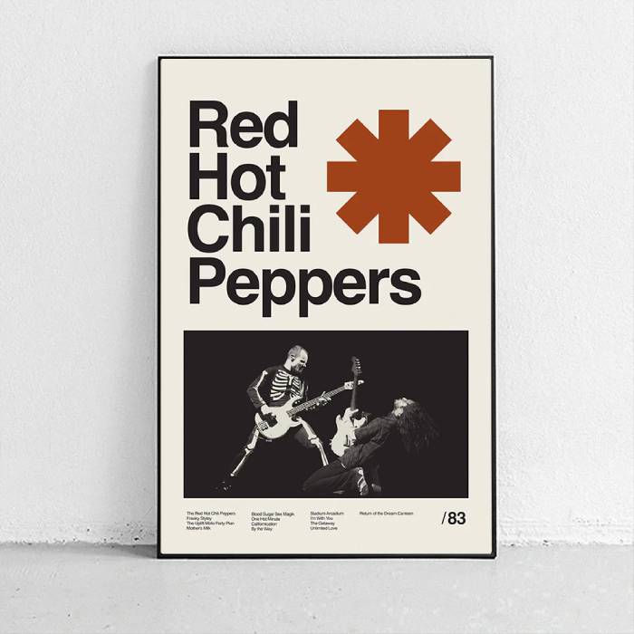 خرید تابلو Red Hot Chili Peppers