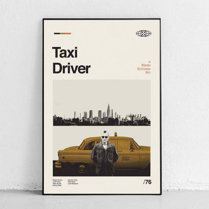خرید تابلو Taxi Driver