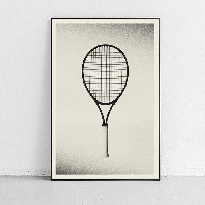 خرید تابلو طرح راکت تنیس