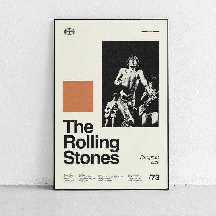 خرید تابلو The Rolling Stones