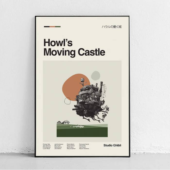خرید تابلو Howl's Moving Castle