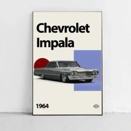 خرید تابلو طرح Chevrolet Impala