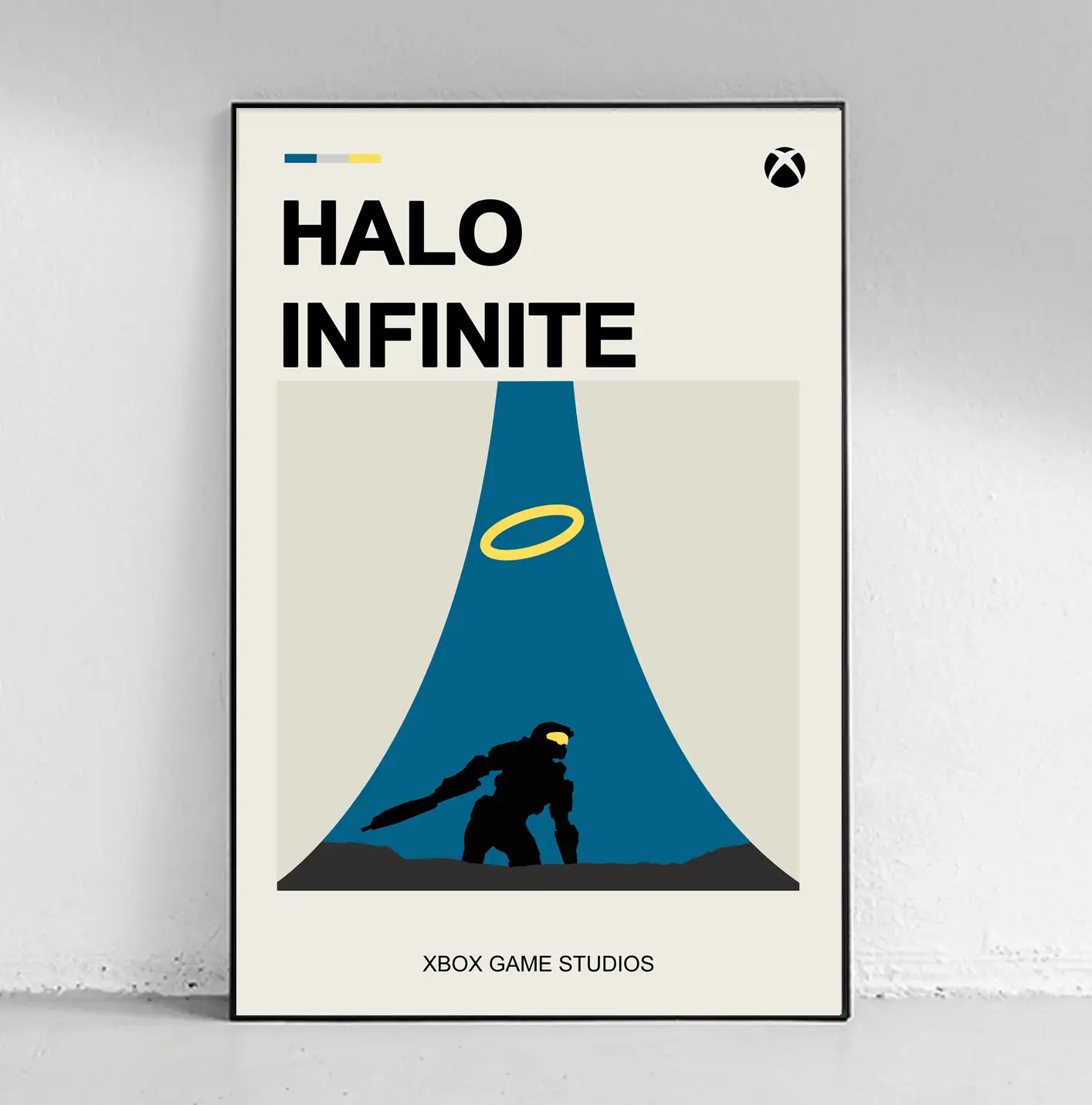 خرید تابلو مینیمال Halo infinite