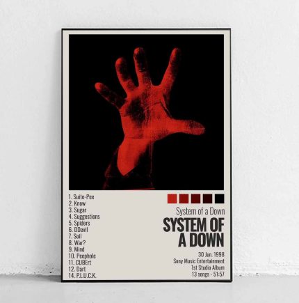 خرید تابلو طرح System of a Down