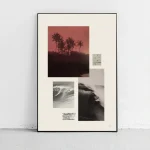 تابلو طرح Surfing Sunset