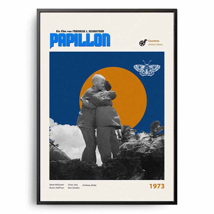 خرید تابلو فیلم Papillon