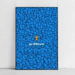 خرید تابلو طرح Be Different