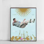 خرید تابلو فوتبالی طرح Last dance messi