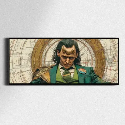 خرید تابلو طرح Loki Superhero