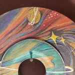 صفحه گرامافون با نقاشی دست