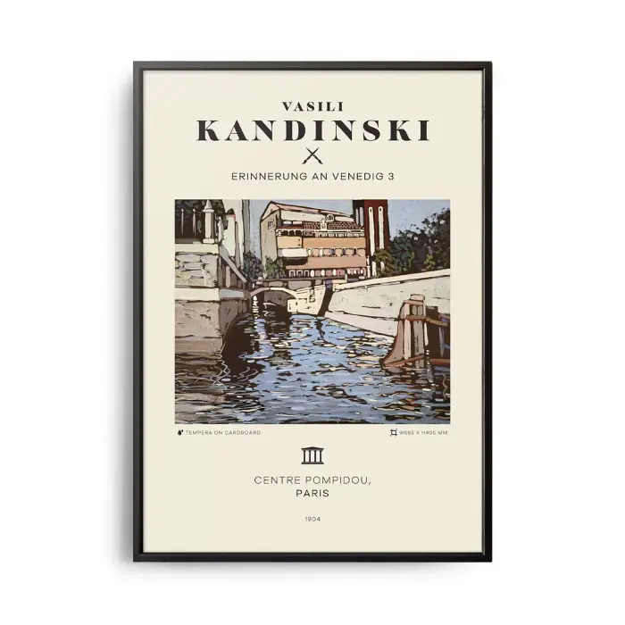 خرید تابلو نقاشی Erinnerung an venedig 3 از واسیلی کاندینسکی